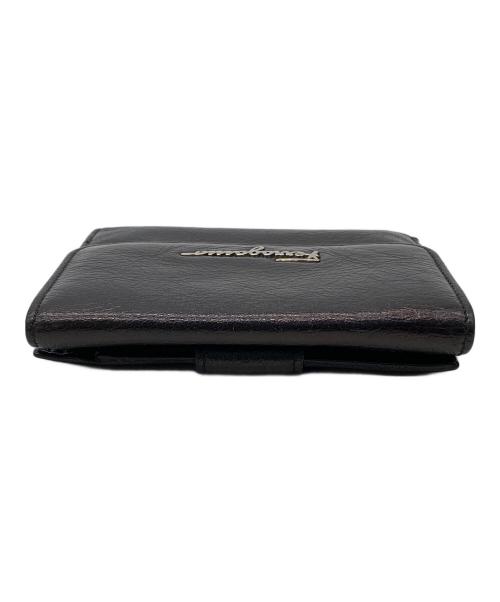 Salvatore Ferragamo（サルヴァトーレ フェラガモ）Salvatore Ferragamo (サルヴァトーレ フェラガモ) 2つ折り財布 ブラックの古着・服飾アイテム