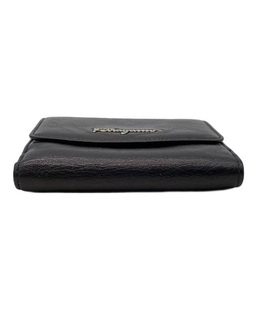 Salvatore Ferragamo（サルヴァトーレ フェラガモ）Salvatore Ferragamo (サルヴァトーレ フェラガモ) 2つ折り財布 ブラックの古着・服飾アイテム