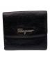 Salvatore Ferragamo（サルヴァトーレ フェラガモ）の古着「2つ折り財布」｜ブラック