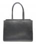 Valextra（ヴァレクストラ）の古着「V-Line Horizontal Shopping Bag Vライン ホリゾンタル ショッピングバッグ」｜ブラック