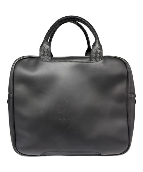 BOTTEGA VENETA（ボッテガベネタ）BOTTEGA VENETA (ボッテガベネタ) ハンドバッグ/イントレチャート/ハンドバッグ/レザーバッグ/編み込みレザー ブラックの古着・服飾アイテム