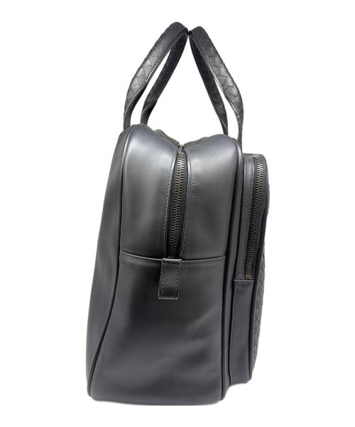 BOTTEGA VENETA（ボッテガベネタ）BOTTEGA VENETA (ボッテガベネタ) ハンドバッグ/イントレチャート/ハンドバッグ/レザーバッグ/編み込みレザー ブラックの古着・服飾アイテム