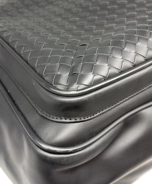 BOTTEGA VENETA（ボッテガベネタ）BOTTEGA VENETA (ボッテガベネタ) ハンドバッグ/イントレチャート/ハンドバッグ/レザーバッグ/編み込みレザー ブラックの古着・服飾アイテム