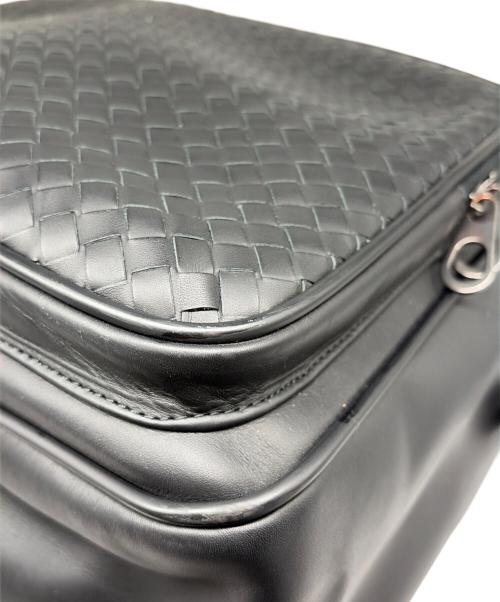 BOTTEGA VENETA（ボッテガベネタ）BOTTEGA VENETA (ボッテガベネタ) ハンドバッグ/イントレチャート/ハンドバッグ/レザーバッグ/編み込みレザー ブラックの古着・服飾アイテム