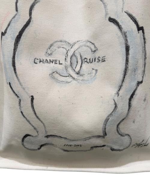 CHANEL（シャネル）CHANEL (シャネル) マイアミクルーズライン ココマーク トートバッグ ホワイトの古着・服飾アイテム
