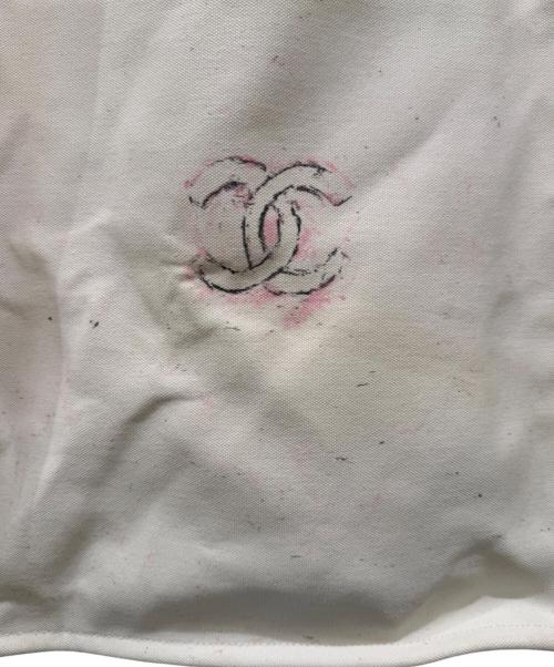 CHANEL（シャネル）CHANEL (シャネル) マイアミクルーズライン ココマーク トートバッグ ホワイトの古着・服飾アイテム
