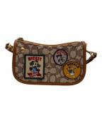COACH×DISNEYコーチ×ディズニー）の古着「ミニハンドバッグ」｜ブラウン