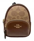 COACHコーチ）の古着「バッグパックチャーム」｜ブラウン