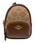 COACH（コーチ）の古着「バッグパックチャーム」｜ブラウン