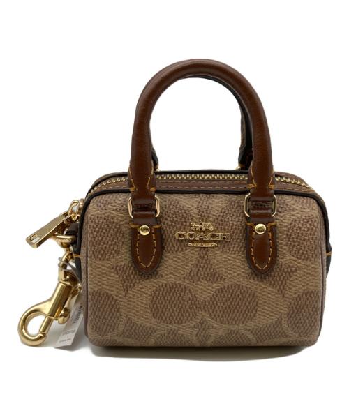 COACH（コーチ）COACH (コーチ) ミニローアンバッグチャーム ブラウン 未使用品の古着・服飾アイテム