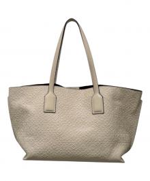 LOEWE（ロエベ）の古着「リピートアナグラムTショッパートートバッグ」｜ベージュ