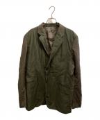 COMME des GARCONS HOMMEコムデギャルソン オム）の古着「20AW ドッキングテーラードジャケット」｜オリーブ