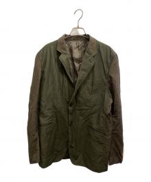 COMME des GARCONS HOMME（コムデギャルソン オム）の古着「20AW ドッキングテーラードジャケット」｜オリーブ