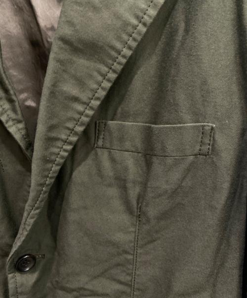COMME des GARCONS HOMME（コムデギャルソン オム）COMME des GARCONS HOMME (コムデギャルソン オム) 20AW ドッキングテーラードジャケット オリーブ サイズ:Mの古着・服飾アイテム