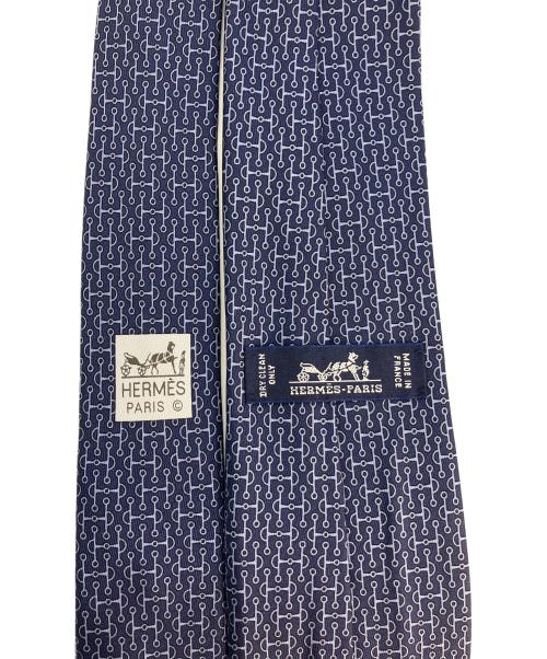 HERMES（エルメス）HERMES (エルメス) ネクタイ ネイビー サイズ:表記無の古着・服飾アイテム