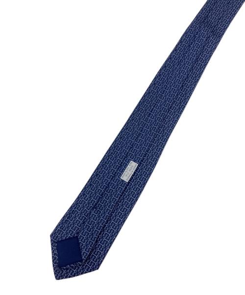 HERMES（エルメス）HERMES (エルメス) ネクタイ ネイビー サイズ:表記無の古着・服飾アイテム