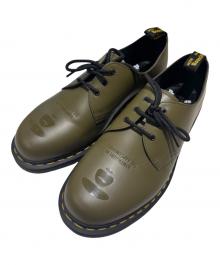 Dr.Martens×A BATHING APE（ドクターマーチン×アベイシングエイプ）の古着「3ホールシューズ」｜オリーブ