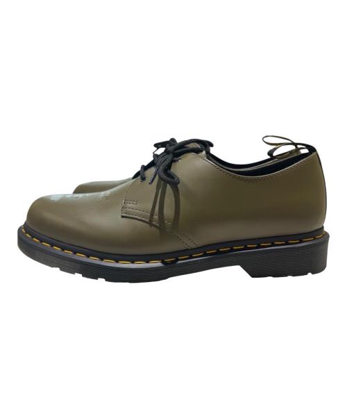 Dr.Martens（ドクターマーチン）Dr.Martens (ドクターマーチン) A BATHING APE (アベイシングエイプ) 3ホールシューズ オリーブ サイズ:UK9.5の古着・服飾アイテム