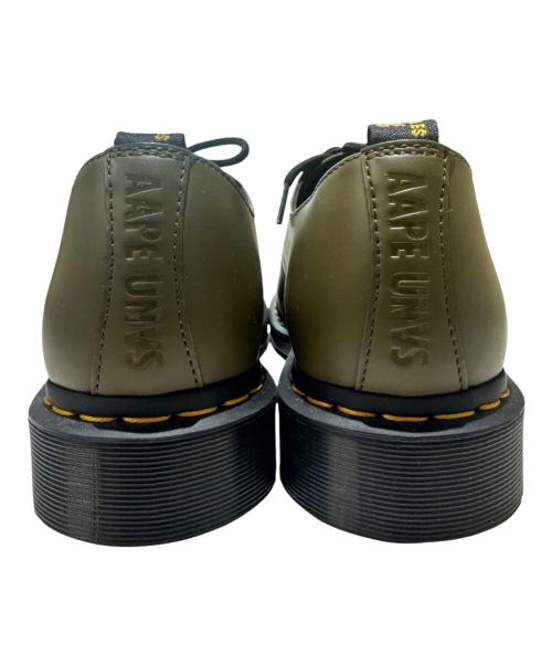 Dr.Martens（ドクターマーチン）Dr.Martens (ドクターマーチン) A BATHING APE (アベイシングエイプ) 3ホールシューズ オリーブ サイズ:UK9.5の古着・服飾アイテム