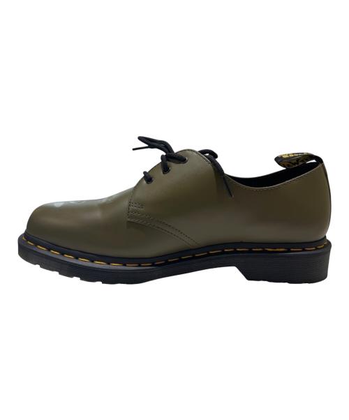Dr.Martens（ドクターマーチン）Dr.Martens (ドクターマーチン) A BATHING APE (アベイシングエイプ) 3ホールシューズ オリーブ サイズ:UK9.5の古着・服飾アイテム