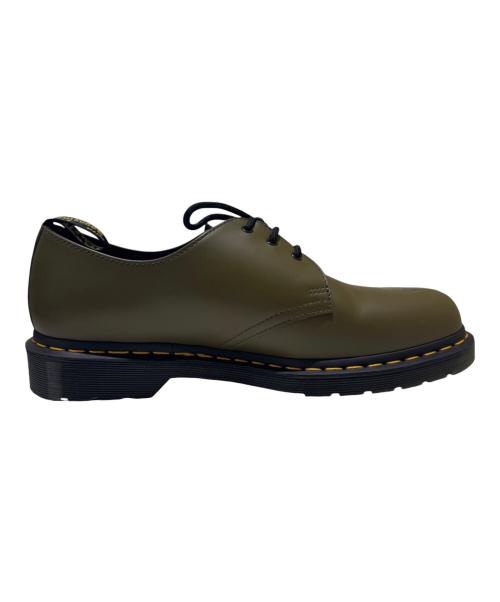 Dr.Martens（ドクターマーチン）Dr.Martens (ドクターマーチン) A BATHING APE (アベイシングエイプ) 3ホールシューズ オリーブ サイズ:UK9.5の古着・服飾アイテム
