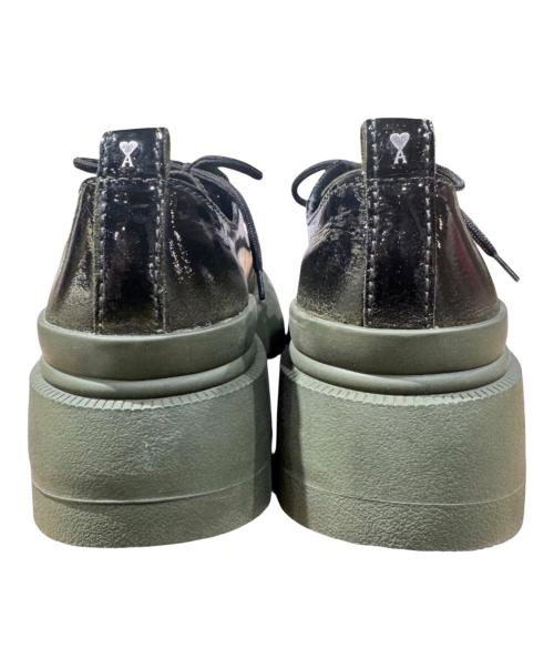 ami（アミ）ami (アミ) LUG SOLE DERBIES オリーブ サイズ:43の古着・服飾アイテム