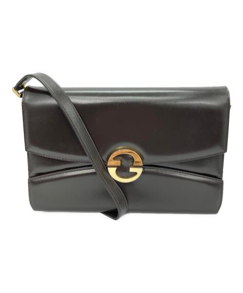 GUCCI（グッチ）GUCCI (グッチ) インターロッキングG ショルダーバッグ ブラウンの古着・服飾アイテム