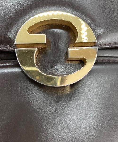 GUCCI（グッチ）GUCCI (グッチ) インターロッキングG ショルダーバッグ ブラウンの古着・服飾アイテム