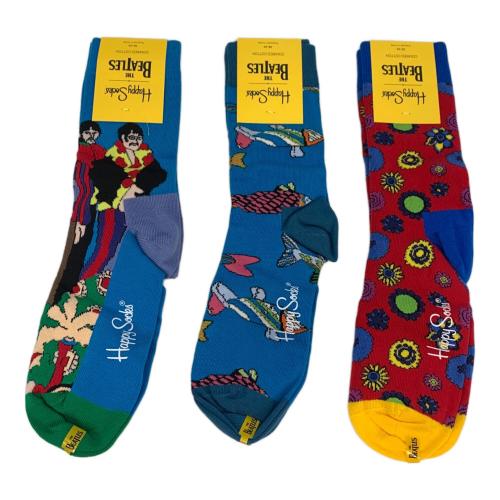 Happy Socks（ハッピーソックス）Happy Socks (ハッピーソックス) 靴下 THE BEATLES サイズ:JPN　23－25 1/2 未使用品の古着・服飾アイテム