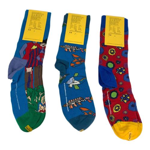 Happy Socks（ハッピーソックス）Happy Socks (ハッピーソックス) 靴下 THE BEATLES サイズ:JPN　23－25 1/2 未使用品の古着・服飾アイテム