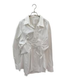 Maison Margiela（メゾンマルジェラ）の古着「変形デザインシャツ」｜ホワイト