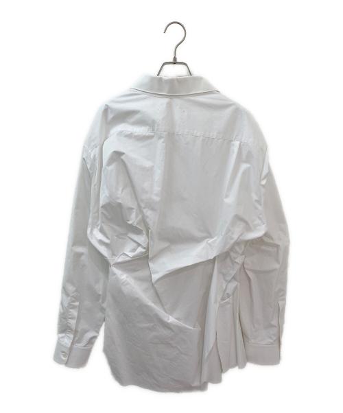 Maison Margiela（メゾンマルジェラ）Maison Margiela (メゾンマルジェラ) 変形デザインシャツ ホワイト サイズ:38の古着・服飾アイテム