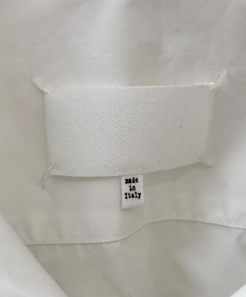 Maison Margiela（メゾンマルジェラ）Maison Margiela (メゾンマルジェラ) 変形デザインシャツ ホワイト サイズ:38の古着・服飾アイテム
