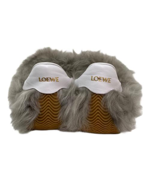 LOEWE（ロエベ）LOEWE (ロエベ) フローランナーシアリングスニーカー グレー サイズ:39の古着・服飾アイテム
