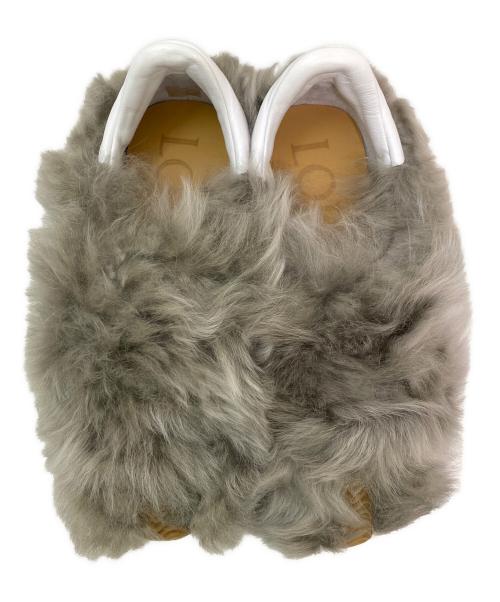 LOEWE（ロエベ）LOEWE (ロエベ) フローランナーシアリングスニーカー グレー サイズ:39の古着・服飾アイテム