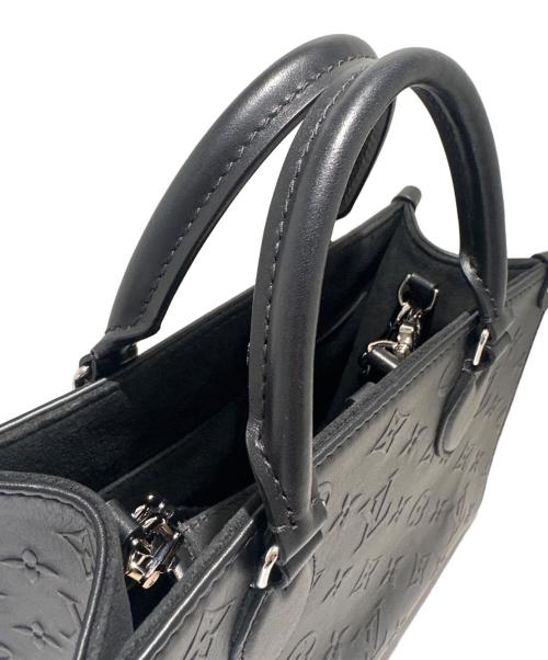 LOUIS VUITTON（ルイ ヴィトン）LOUIS VUITTON (ルイ ヴィトン) オンザゴーPM/OnTheGo PM/Monogram Bold Leather ブラック サイズ:PMの古着・服飾アイテム