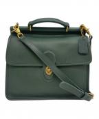 COACHコーチ）の古着「OLD COACH 2WAYショルダーバッグ」｜グリーン