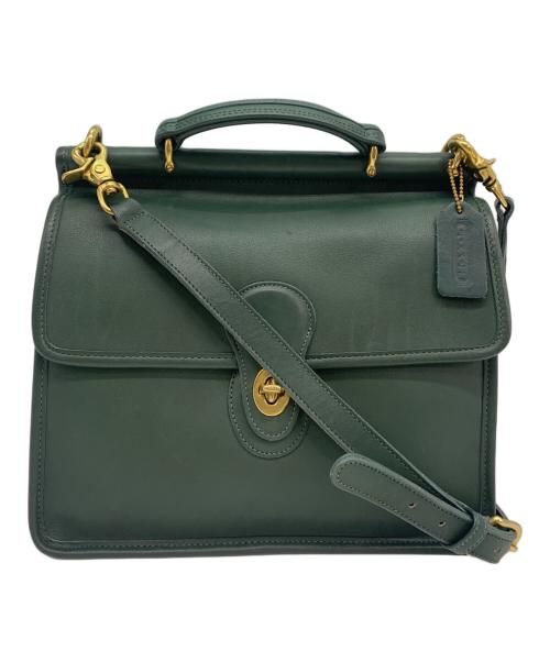 COACH（コーチ）COACH (コーチ) OLD COACH 2WAYショルダーバッグ グリーンの古着・服飾アイテム