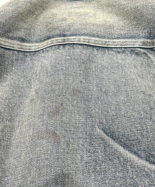 Saint Laurent Paris（サンローランパリ）Saint Laurent Paris (サンローランパリ) ダメージ加工デニムジャケット インディゴ サイズ:Sの古着・服飾アイテム