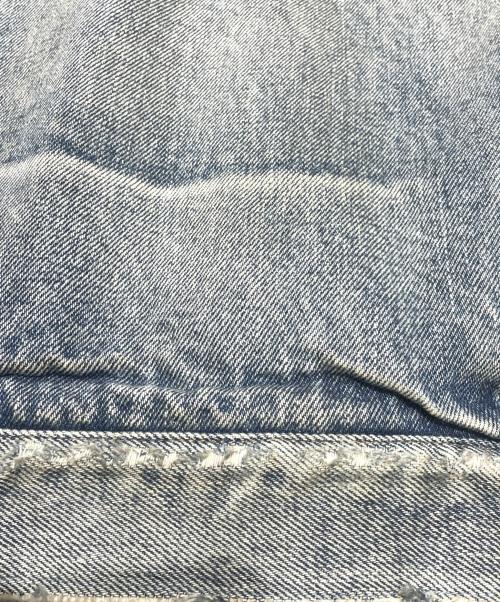 Saint Laurent Paris（サンローランパリ）Saint Laurent Paris (サンローランパリ) ダメージ加工デニムジャケット インディゴ サイズ:Sの古着・服飾アイテム
