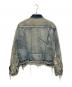 Saint Laurent Paris (サンローランパリ) ダメージ加工デニムジャケット インディゴ サイズ:S：70000円