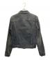 Saint Laurent Paris (サンローランパリ) ダメージ加工デニムジャケット ブラック サイズ:XS：75000円