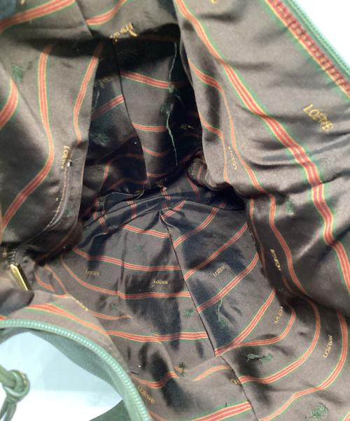 LOEWE（ロエベ）LOEWE (ロエベ) ショルダーバッグ グリーンの古着・服飾アイテム