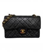 CHANELシャネル）の古着「マトラッセ23/Wフラップチェーンショルダーバッグ」｜ブラック