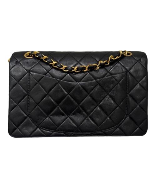 CHANEL（シャネル）CHANEL (シャネル) マトラッセ23/Wフラップチェーンショルダーバッグ ブラック サイズ:23の古着・服飾アイテム