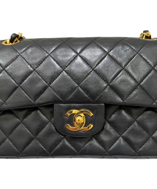 CHANEL（シャネル）CHANEL (シャネル) マトラッセ23/Wフラップチェーンショルダーバッグ ブラック サイズ:23の古着・服飾アイテム