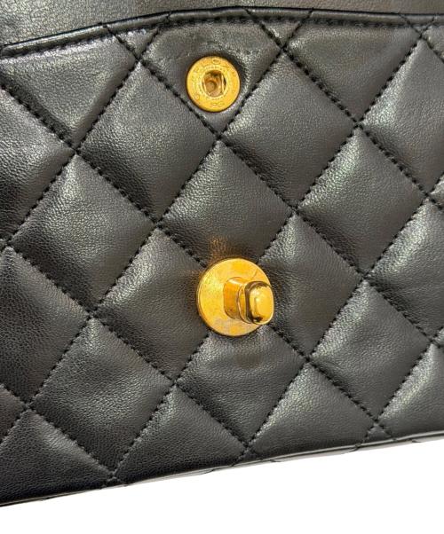 CHANEL（シャネル）CHANEL (シャネル) マトラッセ23/Wフラップチェーンショルダーバッグ ブラック サイズ:23の古着・服飾アイテム