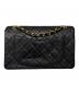 CHANEL (シャネル) マトラッセ23/Wフラップチェーンショルダーバッグ ブラック サイズ:23：700000円