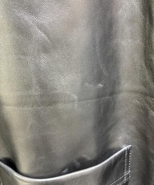 BOTTEGA VENETA（ボッテガベネタ）BOTTEGA VENETA (ボッテガベネタ) Leather Jacket/レザージャケット/818114 V3WT0 ブラック サイズ:XSの古着・服飾アイテム