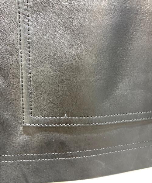 BOTTEGA VENETA（ボッテガベネタ）BOTTEGA VENETA (ボッテガベネタ) Leather Jacket/レザージャケット/818114 V3WT0 ブラック サイズ:XSの古着・服飾アイテム